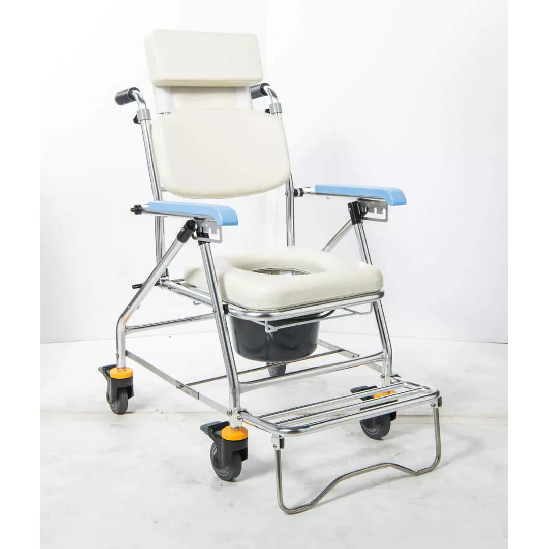 JCS-306 不鏽鋼背可調收合洗澡便器椅