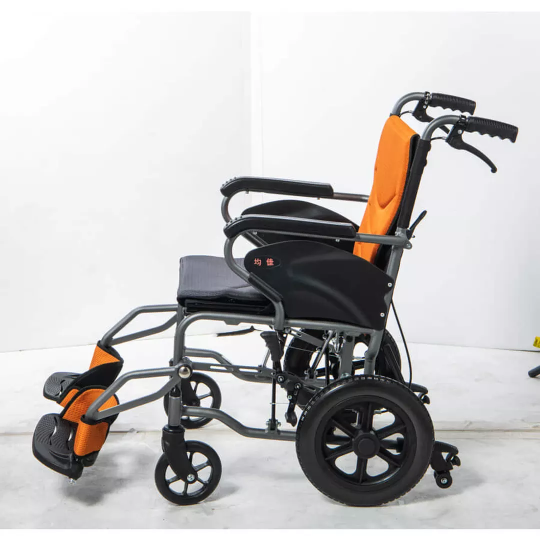 JW-350 鋁合金掀腳輪椅..看護型
