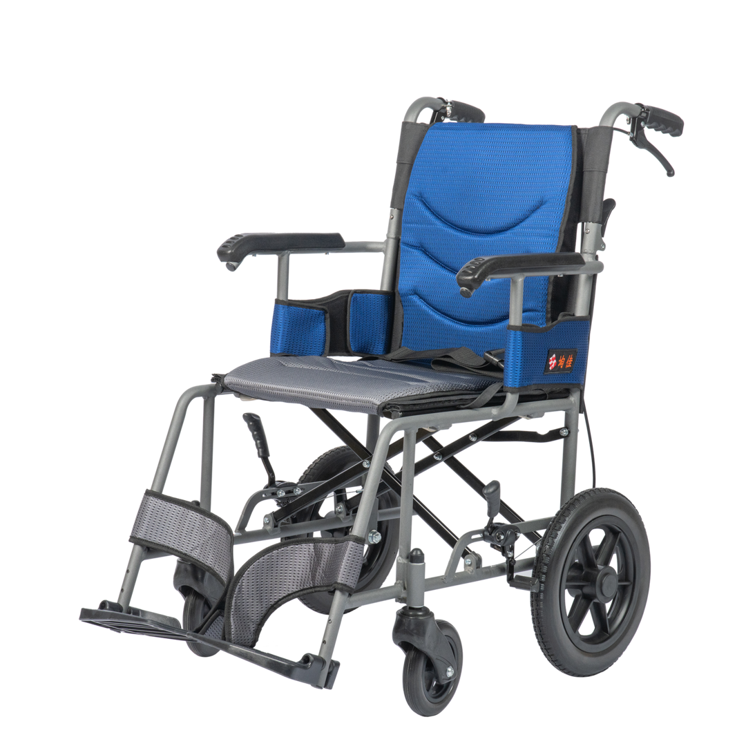 JW-230 Aluminum Wheelchair Attendant wheelchair